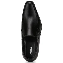 Bata Men's Bruno Black Slip-Ons image 3