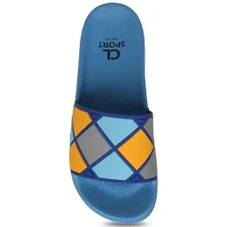CL Sport by Carlton London Women's Royal Blue Slides image 3