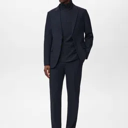 MANGO MAN Notched Lapel Single-Breasted Blazer image 3