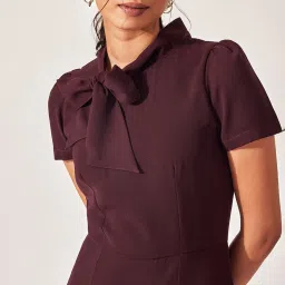 The Label Life Purple Sheath Dress image 4