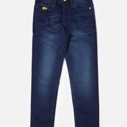 Allen Solly Junior Navy Solid Jeans-picture-32