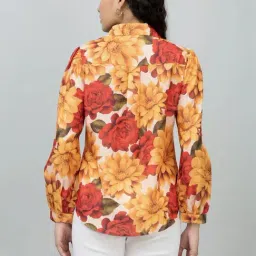 PURYS Multicolored Printed Casual Shirt image 2