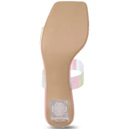 Mochi Women's Pink Casual Sandals image 4