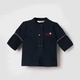 Elle Girls Blue Cotton Top-image-35