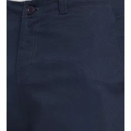 Hypernation Navy Regular Fit Cargo Shorts image 4