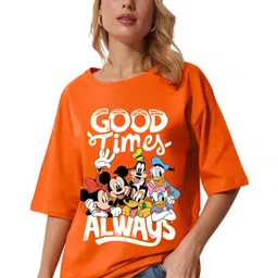 RAYACLOSET Women Printed Applique T-shirt-picture-34