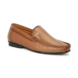 HAUTTON Men textured Formal Slip-On Shoes image 1