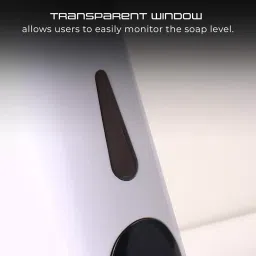 Robustt 300 ml ABS Plastic White Wall Mount Soap Dispenser, ZYH3 image 3