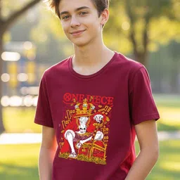 LONDON STREETS Boys Graphic Printed Round Neck Short Sleeves Cotton T-shirt-picture-24