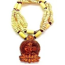 APNA KANHA Women Brown & Cream Shri Radha Tulsi Mala-picture-20