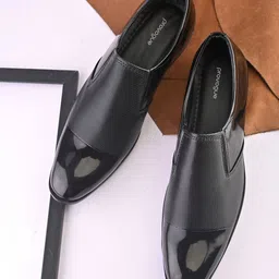 Provogue Men Leather Formal Slip-On Shoes-picture-32