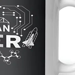 Mr UVD White Ceramic Cup image 2