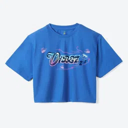 YK Disney Girls Winnie The Pooh Printed Pure Cotton Boxy Crop T-shirt-picture-37