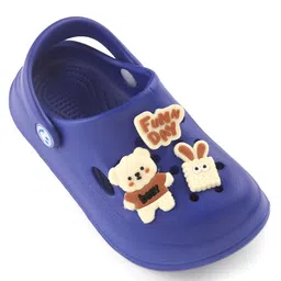 Cute Walk by Babyhug Clogs with Back Strap - Blue (Gibbitz may vary) image 3