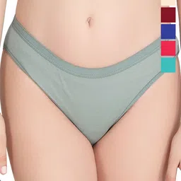 Liigne Pack Of 6 Cotton Mid Rise Basic Briefs VCPC2275-XS-picture-39