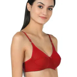AROUSY Red & Blue Cotton Everyday Bras - Pack Of 3 image 5