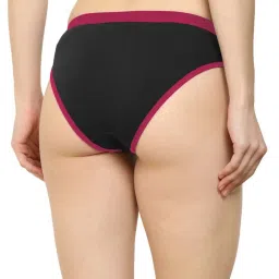 AROUSY Black Plain Bikini Panty image 2