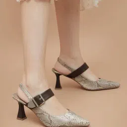 Ginger by Lifestyle Women's Beige Sling Back Sandals-picture-27