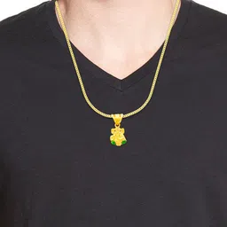 WHP JEWELLERS Vinayaka 22 KT Yellow Gold Pendant For Women.-picture-15