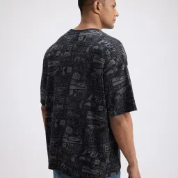 Pepe Jeans Black Cotton Comfort Fit Printed T-Shirt image 2