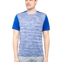 Reebok Dark Royal Blue Round Neck Sports T-Shirt-picture-37