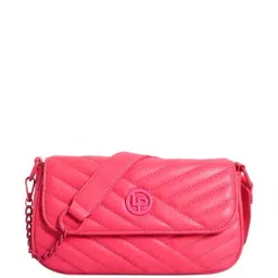Lino Perros Pink Quilted Medium Sling Handbag-picture-35