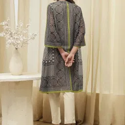 Biba Black Printed Kurtas image 2