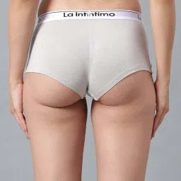 La Intimo Grey Comfort Fit Panties image 2