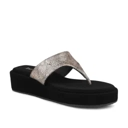 Inc.5 Women's Bronze Thong Wedges image 2