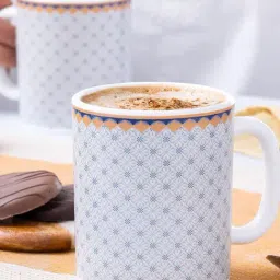 Larah by Borosil White Opalware Kosmia Mug Set image 2