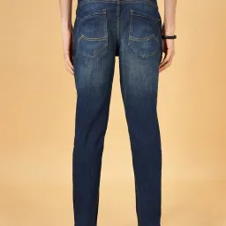 SF Jeans by Pantaloons Dark Blue Cotton Slim Fit Jeans image 2