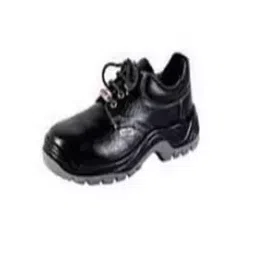 Super Anchor Steel Toe Safety Shoes Low Ankle PU Sole Black Full Grain Leather Size UK 10, SA7000DD-picture-30