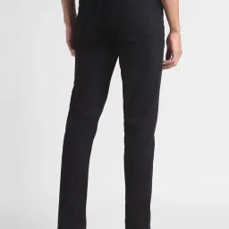 Simon Carter London Slim Fit Black Lightly Washed Mid Rise Jeans image 2