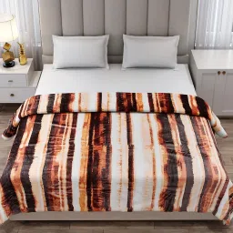 Monte Carlo Legacy-Db Brown Polyester Printed 290 GSM Double Blanket image 2