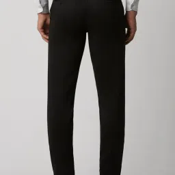 Van Heusen Black Slim Fit Texture Trousers image 2