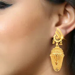 VIVASTRI Women Gold-Plated Alloy Earrings-picture-13