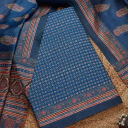 Soch Printed Unstitched Dress Material-picture-30