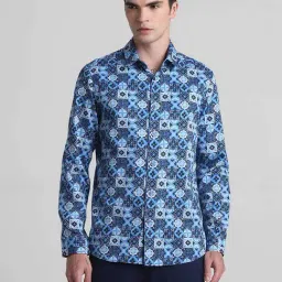 Jack & Jones Mood Indigo Slim Fit Printed Shirt-picture-48