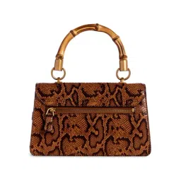 Guess Textured Sibel Tri Comp Top Handle Flap Bag-image-63