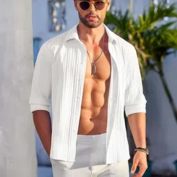 QLONZ STORE Men Casual Shirt image 2