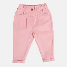 MINIKLUB Girls Pink Solid 1 Jeans-image-20