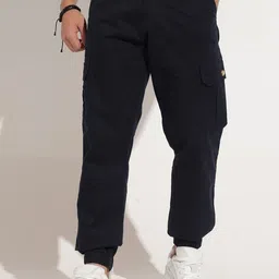 ODCC Comfort Slim Fit Mid-Rise Stretchable Denim Cargo Style Jeans-image-92