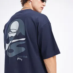 glitchez Graphic Printed Drop-Shoulder Sleeves Oversized T-shirt-picture-41