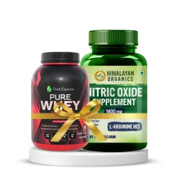 Himalayan Organics Nitric Oxide Supplement 60 Veg Capsules & Pure Nutrition Whey Protien 2Kg | Pack of 2 Combo-image-71