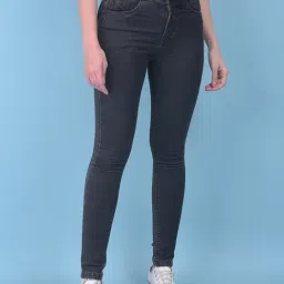 Crimsoune Club Grey Blended Skinny Fit Mid Rise Jeans-picture-46