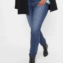 GAP Blue Cotton Solid Jeans-image-63