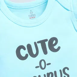 YK X Tinyo Infants Typography Printed Cotton Rompers image 3