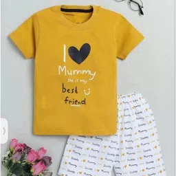 MUSNAH GARMENTS Yellow Cotton Blend Clothing Set-picture-18