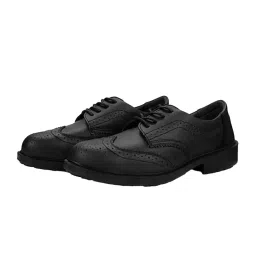 RS PRO Mens Black Toe Capped Safety Shoes, EU 42, UK 8 Model No 2011595 (Each of 1 Pair)-picture-39