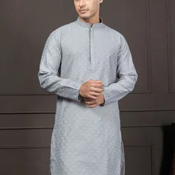 EKYAA Men Printed Thread Work Kurta-picture-34